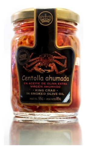 Centolla Ahumada En Aceite De Oliva Extra Virgen 155grs