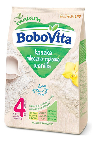 Bobovita - Vainilla De Leche Y Arroz Para Bebés (230 G/8,1 O