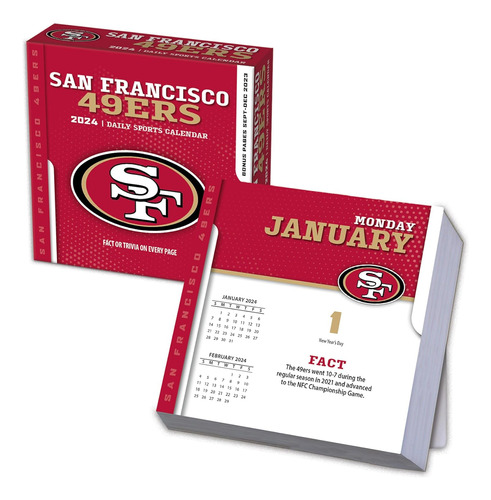 San Francisco 49ers 2024 Box Calendar