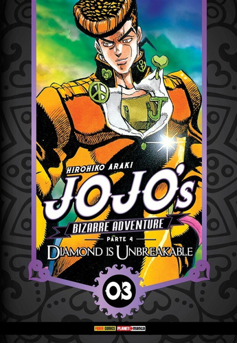 Jojo's Bizarre Adventure - Parte 4: Diamond is Unbreakable Vol. 3, de Araki, Hirohiko. Editora Panini Brasil LTDA, capa mole em português, 2022