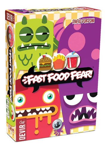 Juego De Mesa Fast Food Fear - Inglés 