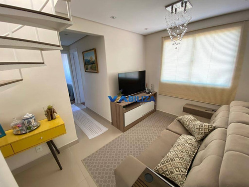 Cobertura Com 2 Dormitórios À Venda, 86 M² Por R$ 469.000,00 - Jardim Las Vegas - Guarulhos/sp - Co0067