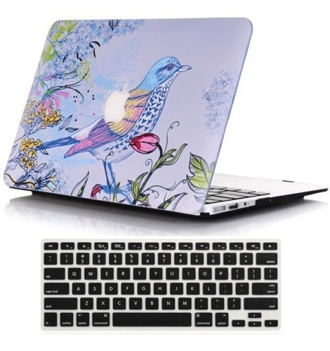 2 En 1 Estuche Bird Shell + Cubierta Del Teclado Para Macboo