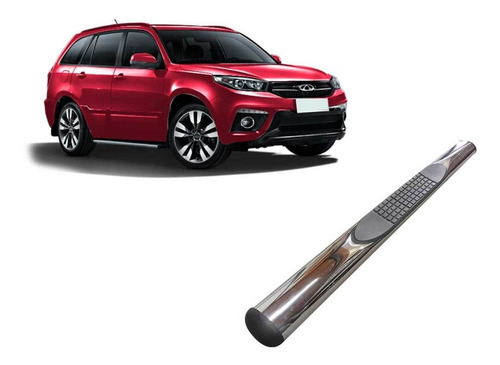   Defensa Trasera Acero Inoxidable Chery Tiggo 