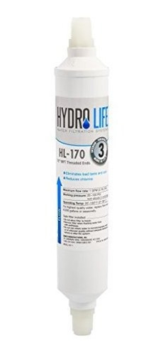 Hydro Life Filtro De Agua De Repuesto 52117 Hl-170 Tf