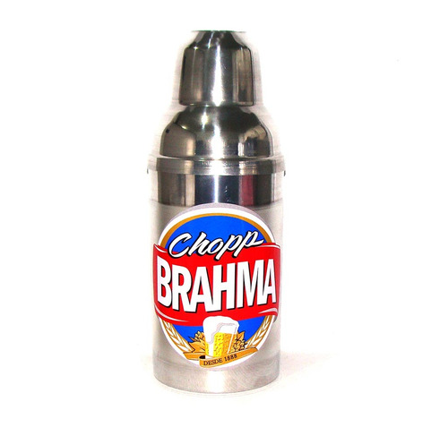 Camisinha Porta Garrafa Térmico Em Alumínio Brahma Cerveja 