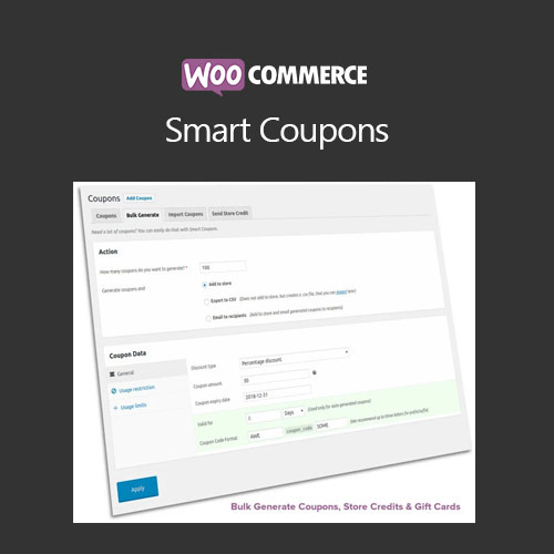 Woocommerce Smart Coupons .permanente