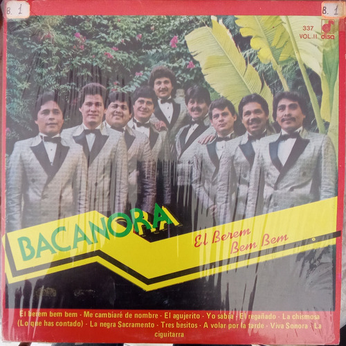 Disco Lp Bacanora El Berem Bem Bem 1989