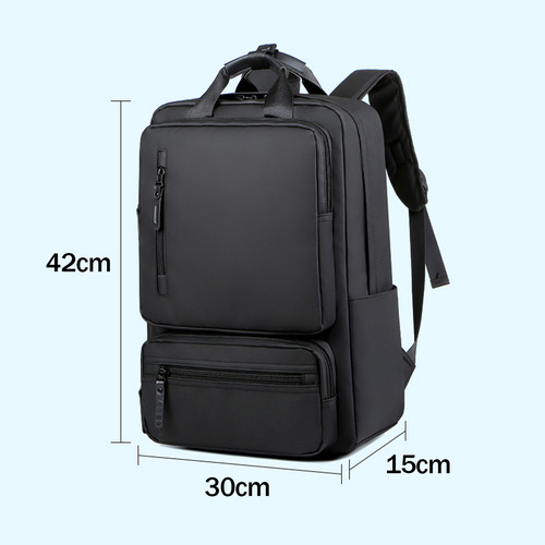 Mochila De Viaje Para Hombres Para Notebook 15.6 30l Antirrobo E Impermeable Color Negro Equipaje De Mano De Aprobado Por Avión Para Hombre Y Mujer