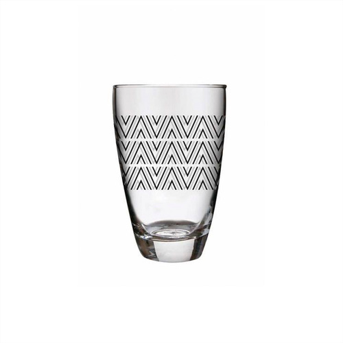 Vaso Vidrio Refresco Nadir 420 Ml Grafite