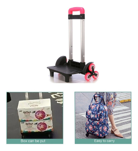 (f) Mochila Trolley 6 Ruedas, Carritos De Equipaje Rodantes