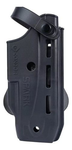 Coldre Ext Canhoto P/ Pistola Taser Spark Condor + Sup Molle