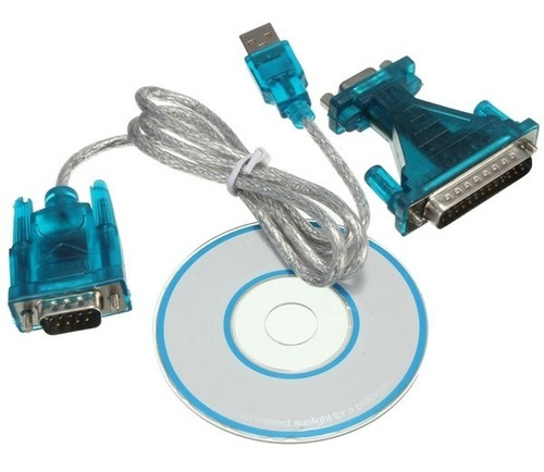 Adaptador Usb A Serial Rs232 9 Pin 25 Pin Pctecno