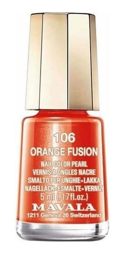 Esmalte De Uñas Mavala Mini Orange Fusion 106