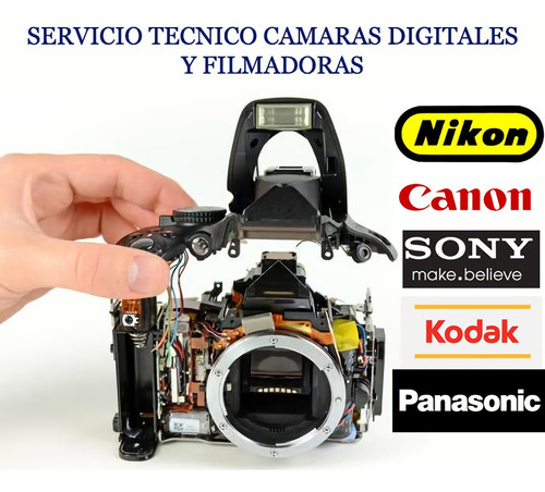 Imagen 3 de 3 de Servicio Tecnico Camara Digital Filmadora Nikon Canon Sony