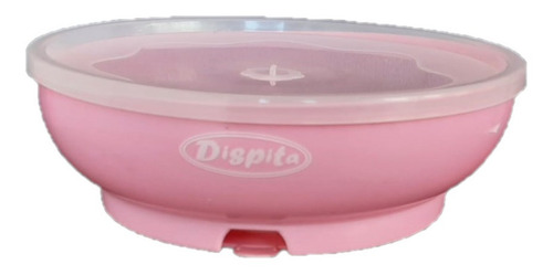 Imagen 2 de 5 de Plato Bowl Con Tapa Y Sopapa Antideslizante Original Dispita