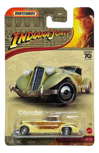 Matchbox 1936 Auburn Speedster 851 Indiana Jones 48/100 2023