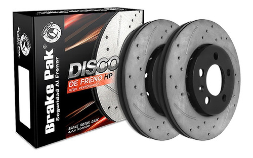 Disco De Freno Brakepak Audi A3 1.6 04... - Precio X Par