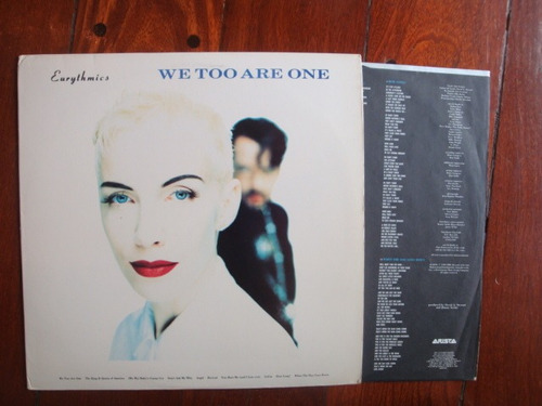 Eurythmics We Too Are One Lp Vinilo Usa 89 Mx