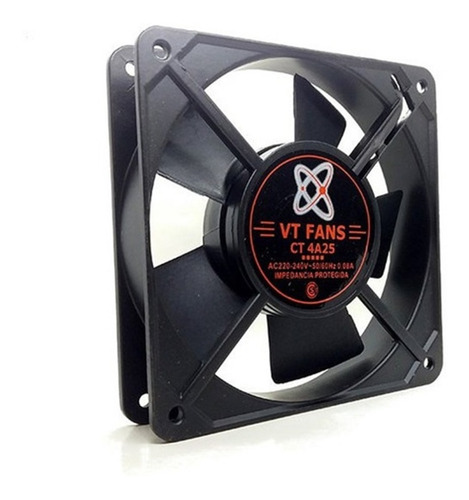 Turbina Cooler Fan 220v Ruleman 4 Pulgadas Ct 4a25 Vt Fan 