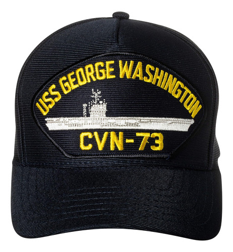 Gorra De Béisbol Azul Marino Uss George Washington Cvn-73