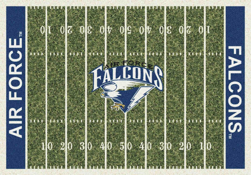 Air Force Falcons Ncaa College Home Campo Equipo Area Rugs