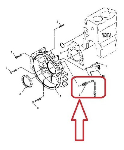 Sensor Rotação Motor Cat 315d 312d 320d 3244131 324-4131