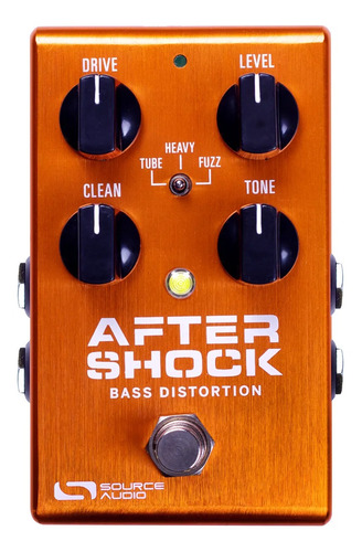 Pedal Para Baixo Source Audio Aftershock Bass Distortion Nfe