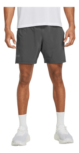 Short Under Armour Correr Launch Elite 2 En 1 Hombre Gris