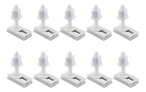 W 10 Piezas De Tornillos De Montaje Para De Asiento De