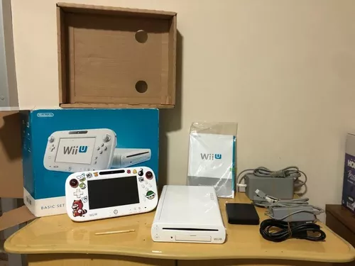 Nintendo Wii U Branco Desbloqueado Com Hd 500gb - Escorrega o Preço