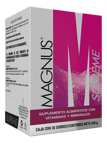 Magnus 30 Packs Suplemento Alimenticio