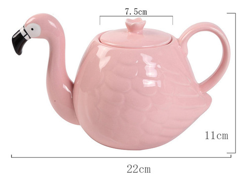 Flamingo Tetera Tazas De Café Taza De Cerámica Resistente