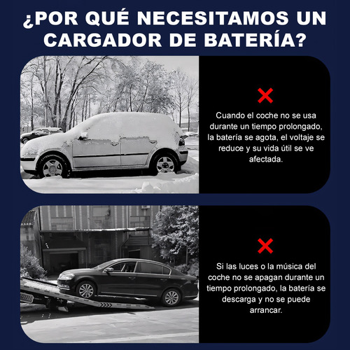 Cargador De Batería Automático Inteligente De 12 V/7 A