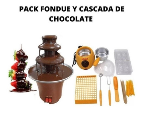 Pack Fondue Chocolate Maquina Chocolate + Cascada Chocolate
