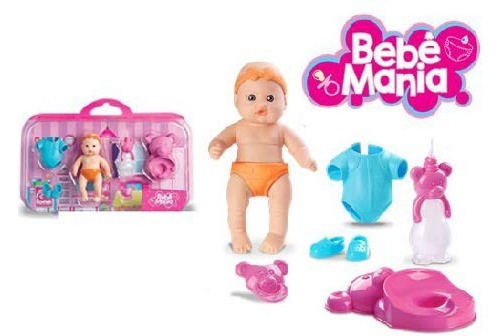 Bebe Mania Pipi Blister Mini 11cm Roma Muñecas Arbrex 4505