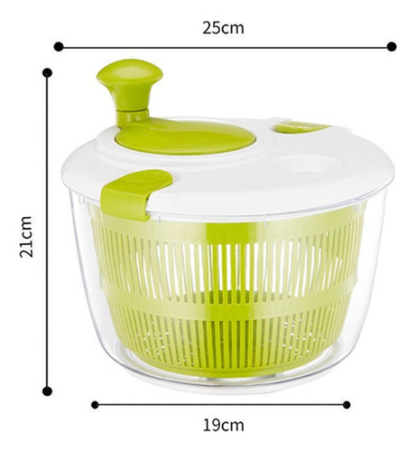 Escurridor De Ensalada De 5 Litros Con Escurridor Y