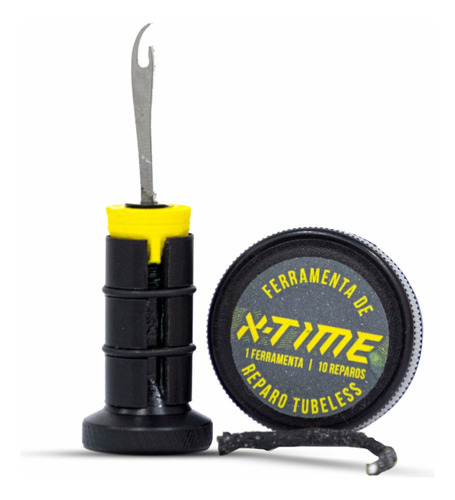 Kit Reparo Pneu Tubeless + 10 Macarrões - Bar End Mtb Xtime 