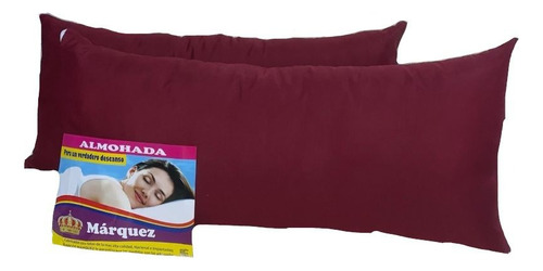 Par De Almohadas King Size Tinto