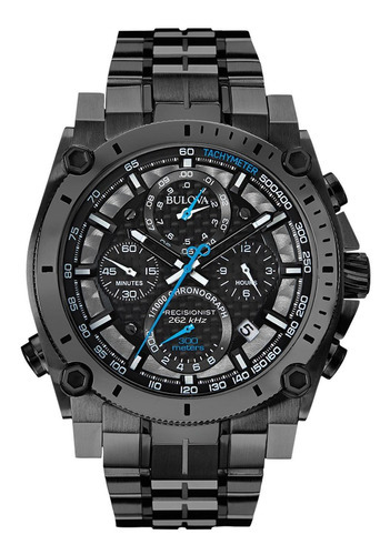 Relógio Masculino Bulova Precisionist Aço Cinza 98b229