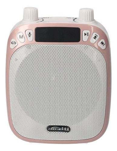 / Amplificador Con Micrófono Con Cable Recargable De Voz