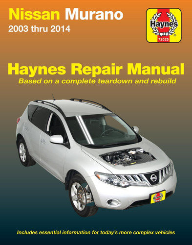 Libro: Nissan Murano (03-14) Haynes Repair Manual (does Not