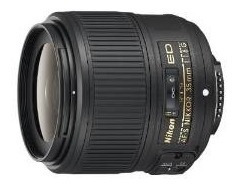 Nikon Af-s Nikkor 35mm Fx Ed F / 1.8g Fijo Lente Zoom Con En