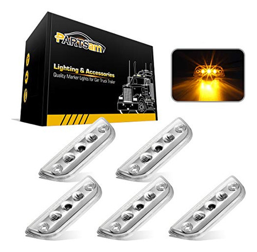 Conjunto De 5 Luces Reflectantes Led De 3 Led Cabina De...