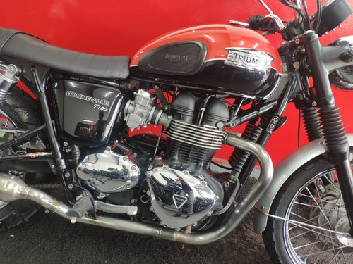 Triumph Bonneville T 100 T100 865 2015 Laranja