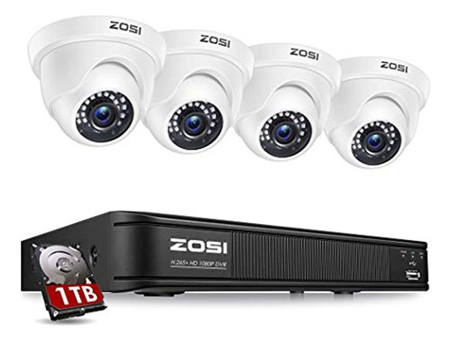 Zosi 8-channel 720p Hd-tvi Sistema De Cámara De Seguridad, 1