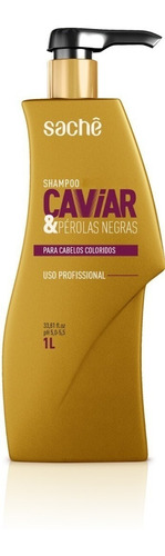  Shampoo Caviar & Perolas Negras Sachê Professional 1l