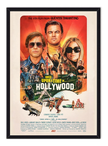 Cuadro - Afiche Película Érase Una Vez En Hollywood 