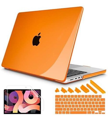 Protector Naranja Compatible Con Macbook Pro 16 Pulgadas