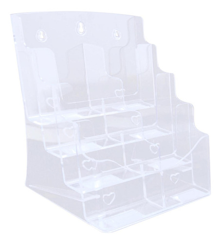 A Soporte De Acrílico Para Folletos, Soporte De 4 Cuadrícula